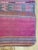 Textile Vintage Pink Hand Woven Aguayo Wool Textile Peruvian 46" by 40" For Sale - Image 7 of 10