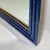 Glass Vintage Palm Beach Regency Blue Faux Bamboo Wall Mirror - Newly Painted For Sale - Image 7 of 12