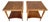 Lane Acclaim End Tables Mid-Century Modern - A Pair For Sale