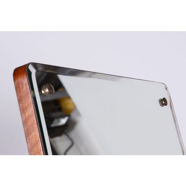 Czech Art Deco Dressing Table in Walnut with Mirror, 1920s For Sale - Image 12 of 14