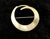 1970s 1970s Beau Sterling Modernist Circle Swirl Pin / Brooch For Sale - Image 5 of 9