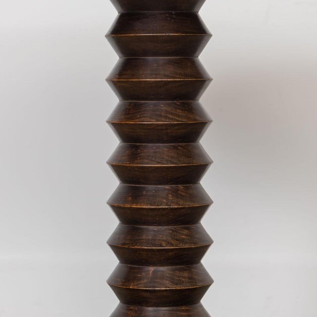 French Carved Side Table by Charles Dudouyt For Sale - Image 10 of 10