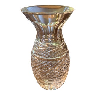 Mid 20th Century Small Crystal Vase For Sale