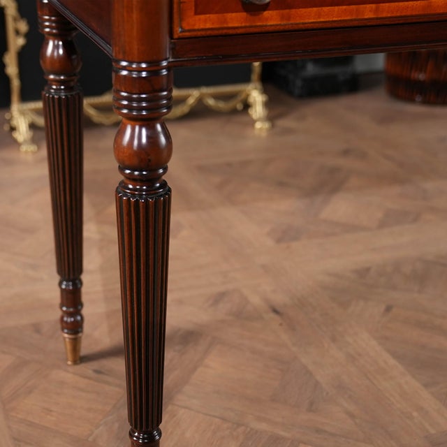 Brown Sheraton Hall Table For Sale - Image 8 of 11