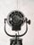 Satin Black Rank Strand Patt 123 Theater Spotlight Floor Lamp with Black Wooden Tripod, 1960s For Sale - Image 11 of 18