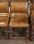 19th Century English Jacobean Oak Dining Chairs With Leather, Set of 8 For Sale - Image 4 of 12