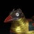 Dark Green Lacquerware Eagle Box – 12" Painted Bird-Form Container For Sale - Image 8 of 9