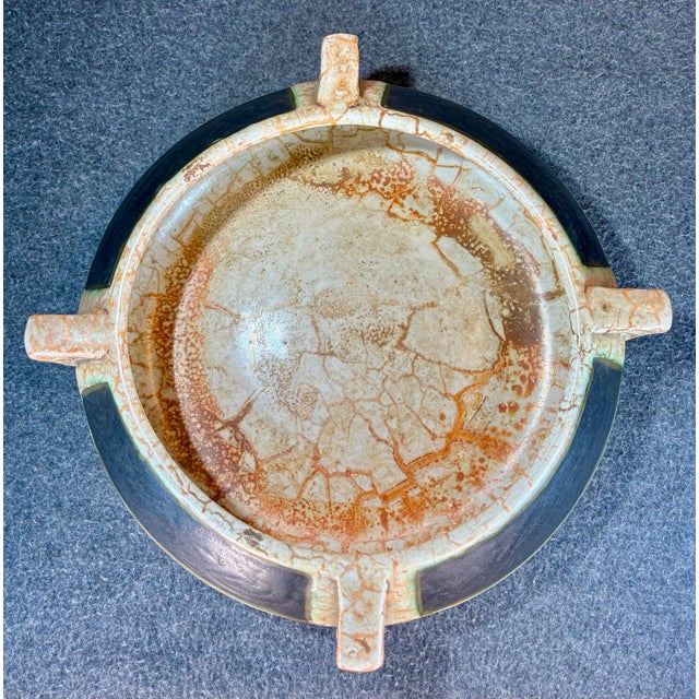 Ceramic 1920s Ditmar Urbach (Czechoslovakia) Alienware Pottery Bowl For Sale - Image 7 of 10