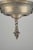 Metal Mid 20th Century Restored Victorian Two Light Brass Pan Pendant Light For Sale - Image 7 of 16