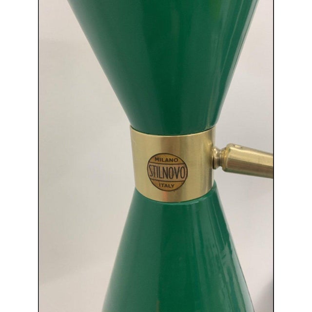 1950s Floor Lamp with 3 Adjustable Cones from Stilnovo, Italy, 1950s For Sale - Image 5 of 7