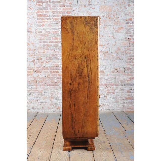Art Deco Showcase in Walnut by J. Halabala for Up Závody, Czech, 1920s For Sale - Image 10 of 18