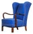 Royal Blue Armchair, 1950s For Sale