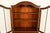 Romweber French Provincial Louis XV Carved Walnut and Burl Wood Breakfront Bookcase Cabinet, Circa 1930s For Sale - Image 9 of 18