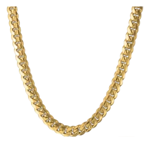 14 Karat Yellow Gold 84 Gm Link Chain Unisex, 24 Inch, 11mm Wide