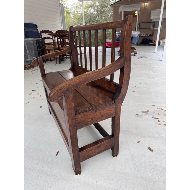 18th Century French Banc De Chimney / Fire Place Bench For Sale - Image 4 of 12