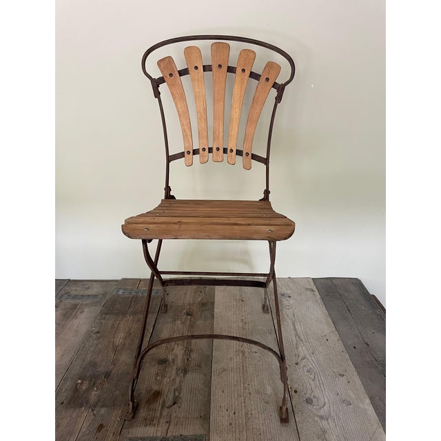 Antique Wrought Iron Chair, 1890s, in Very Good conditions. Designed 1890 to 1919