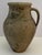 Rustic Antique Handcrafted Terracotta Pitcher, Rustic Amphora Roman Style Clay Vessel For Sale - Image 3 of 6
