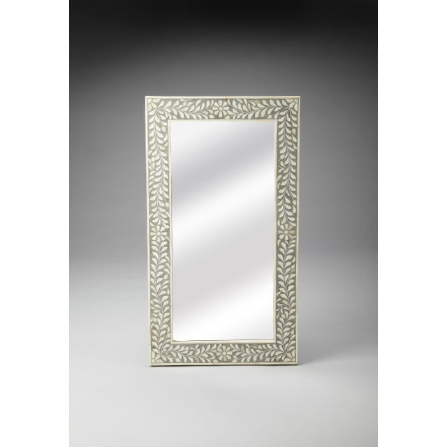 This magnificent Wall Mirror features sophisticated artistry and consummate craftsmanship. The botanic patterns covering...