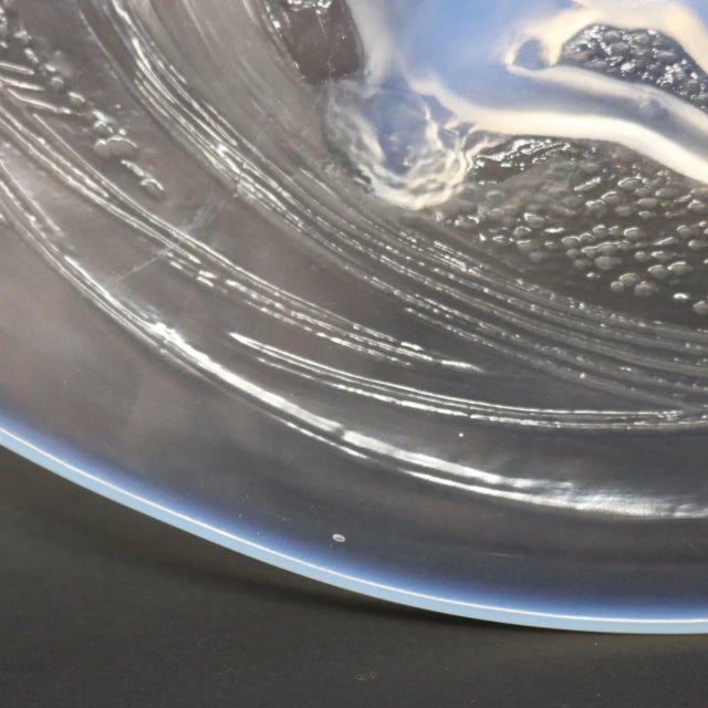 Rene Lalique Opalescent Glass Ondines Plate For Sale - Image 11 of 12
