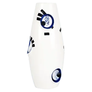 Eye Colbalt Ceramic Vase by Malwina Konopacka