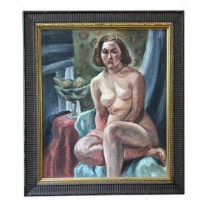 Nude Still Life by Ferdinand Hotz, c.1920 Oil Painting on Canvas