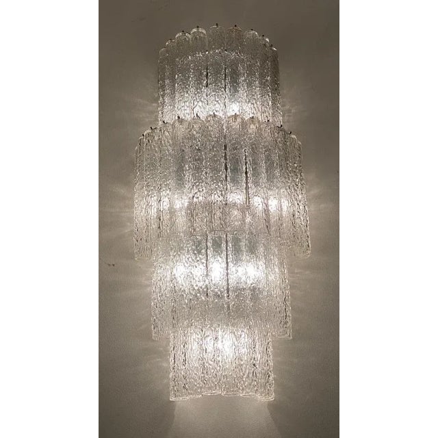 Murano Glass Chandelier by Gino Poli for Aureliano Toso For Sale - Image 12 of 14