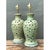Green Vintage Cutout Green Ceramic Table Lamps - Pair For Sale - Image 8 of 12