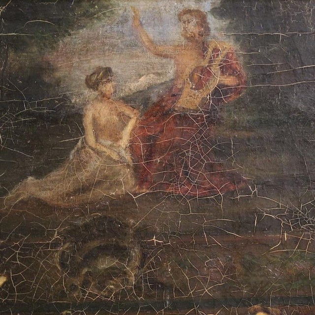 F. Bonati, Italian Interior Scene, 1913, Oil on Canvas For Sale - Image 10 of 16