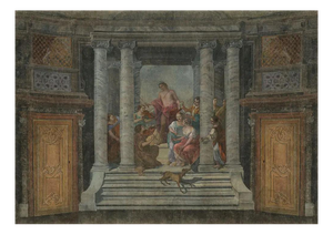 19th Century Decorative Panoramic Wallpaper