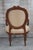 Wood Late 20th Century Baker McMillen French Louis XVI Neoclassical Ribbon Fauteuil Balloon Back Chair For Sale - Image 7 of 15