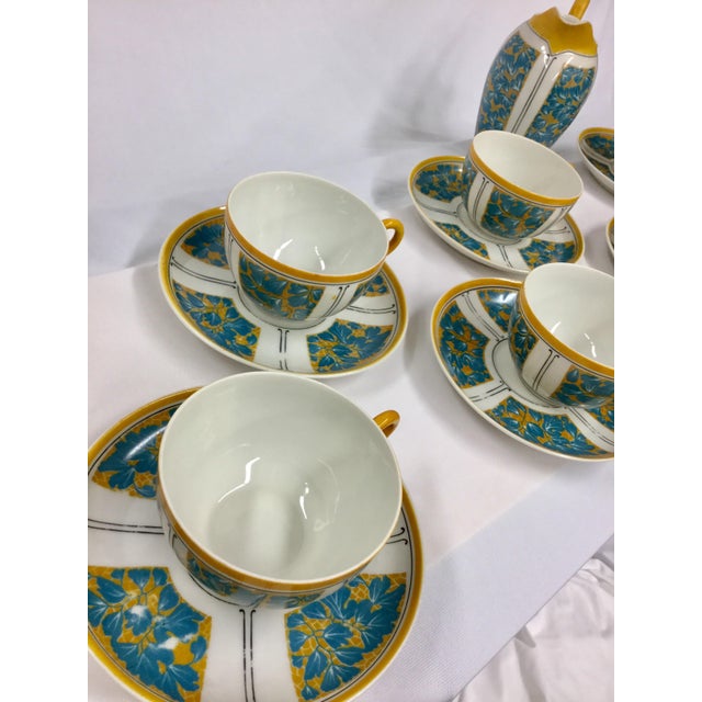 E. Dumas Limoges France Teacups & Milk Pitcher - Service for 10 For Sale In Portland, ME - Image 6 of 11