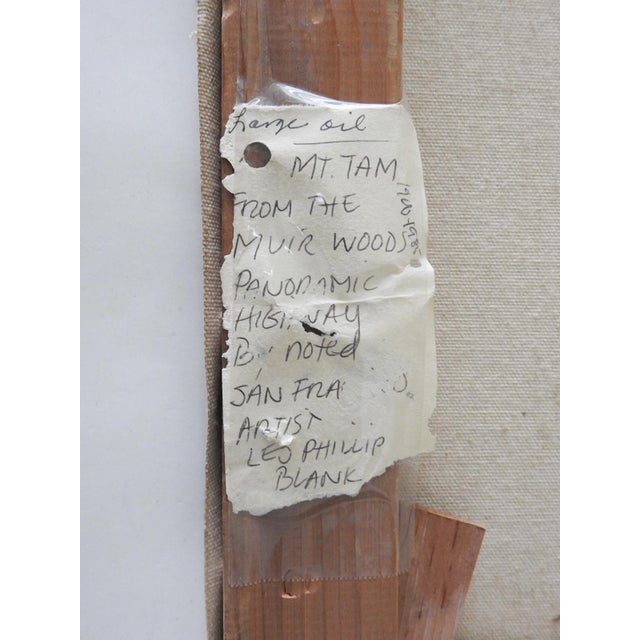 Rustic Vintage Mid Century Impressionist Muir Wood Landscape Painting For Sale - Image 3 of 5