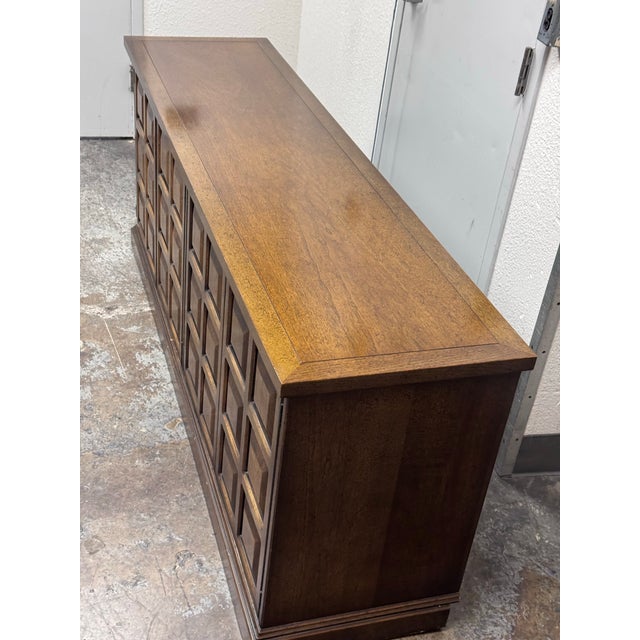 Mid 20th Century John Widdicomb Brutalist-Style Sideboard Credenza For Sale - Image 9 of 12