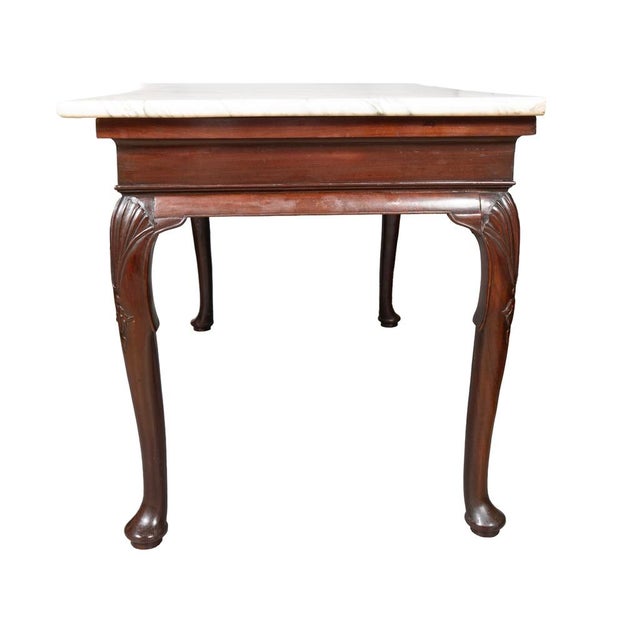 Wood George II Mahogany Serving Table, Possibly Irish For Sale - Image 7 of 11