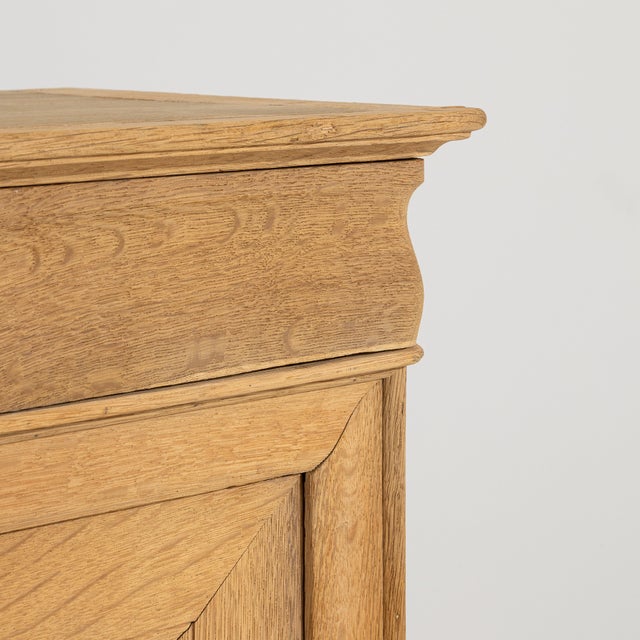Wood Oak Louis Philippe Cabinet, Antique, France, 19th Century For Sale - Image 7 of 12