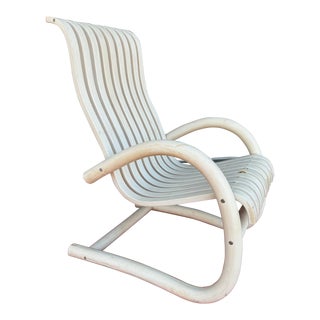 1970s Scandanavian Bentwood Rocker Chair For Sale