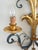 Metal Large Florentine Hollywood Regency Wall Lamp, Italy, 1970s For Sale - Image 7 of 11