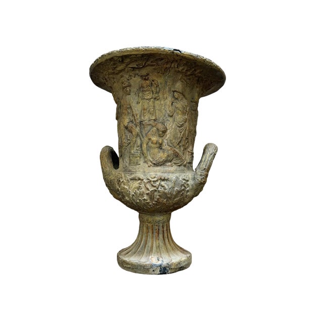 Italian Mid 20th Century Vintage Italian Medici Urn For Sale - Image 3 of 6