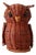 Vintage Wicker Owl Basket For Sale