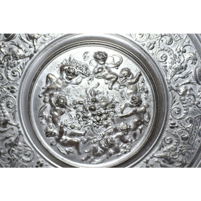 Antique Cast Iron Wall Plates from August Kitschelt, Set of 2 For Sale - Image 4 of 7