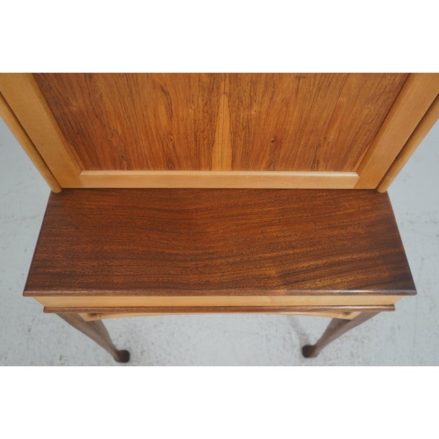 Wood Art Nouveau Style Studio Crafted Desk Manner of Carlo Zen For Sale - Image 7 of 18