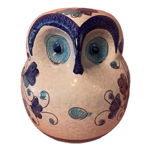 Mid-Century Italian Ceramic Owl Bank
