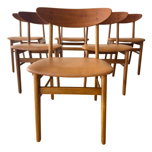 Model 210 Dining Chairs from Farstrup Møbler, Denmark, 1960s, Set of 6 For Sale