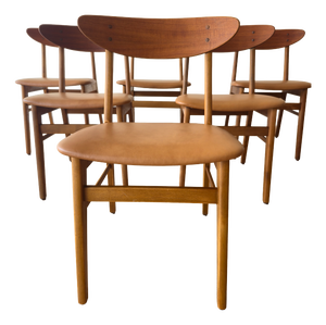 Model 210 Dining Chairs from Farstrup Møbler, Denmark, 1960s, Set of 6