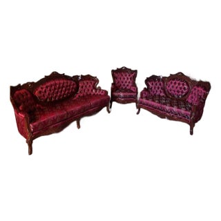 1960s French Provincial Living Room Set For Sale