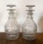 Transparent 19th Century English Anglo Irish Glass Cut Crystal Decanters - A Pair For Sale - Image 8 of 11