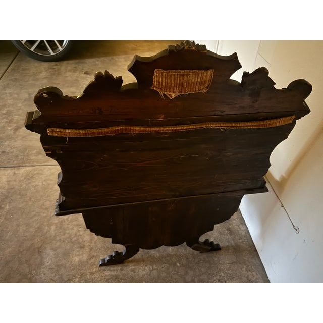Italian Highly Carved Antique Italian Bench c.1860 Figural Carvings All Three Sides in Excellent Condition For Sale - Image 3 of 6