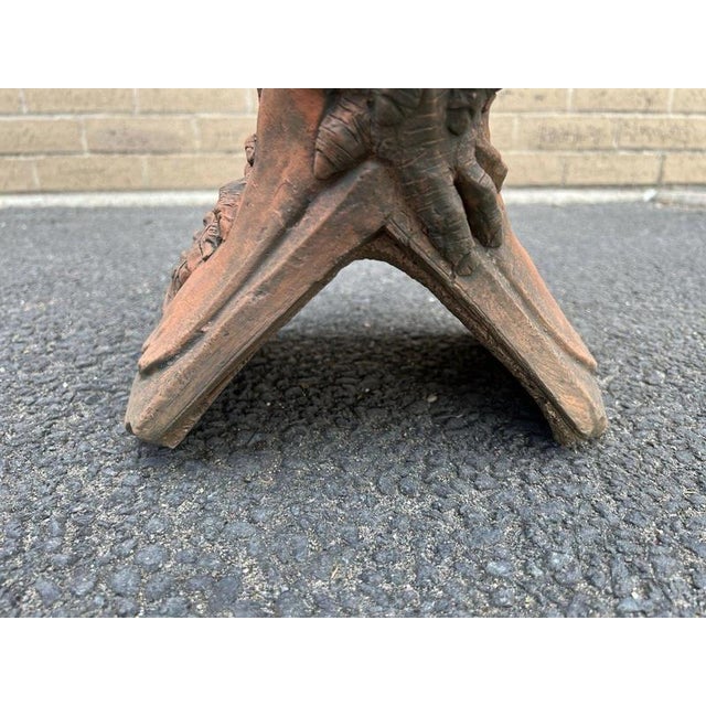 British St Georges Dragon Stone Roof Ridge Tile Finial Garden Ornament For Sale - Image 11 of 13