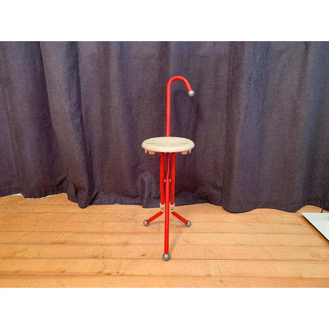 Folding chair by Ivan Loss for Ulisse from the 1980s. In original and very good condition. The chair was designed by Ivan...