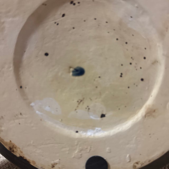 Large Brown Glazed Vase With Fluted Top For Sale In New Orleans - Image 6 of 7